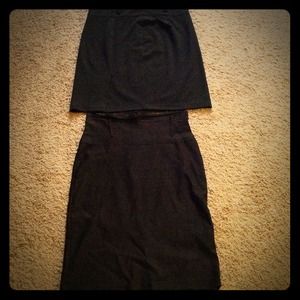 SOLD IN BUNDLE! STRETCHY PENCIL SKIRTS 2 for $20