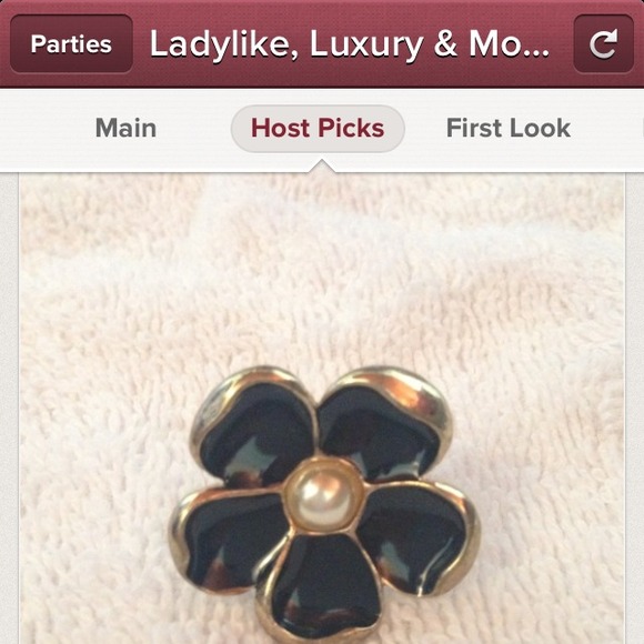 ❌❌❌black flower ring - Picture 3 of 3