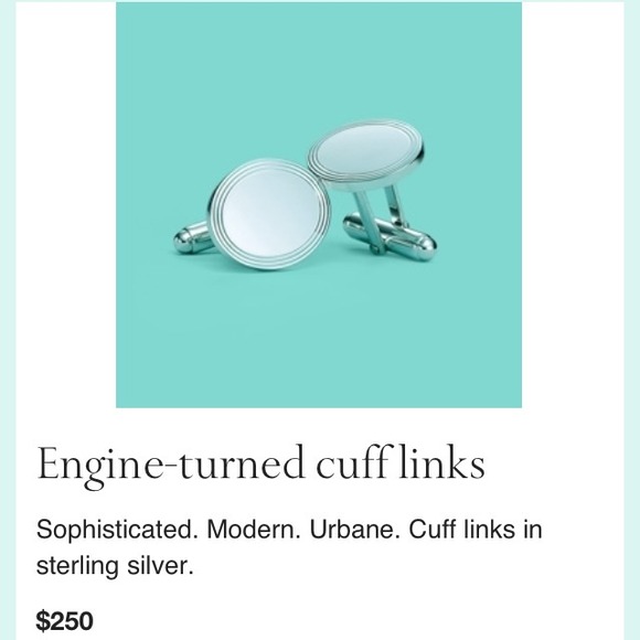 Tiffany & co cuff links ! Authentic