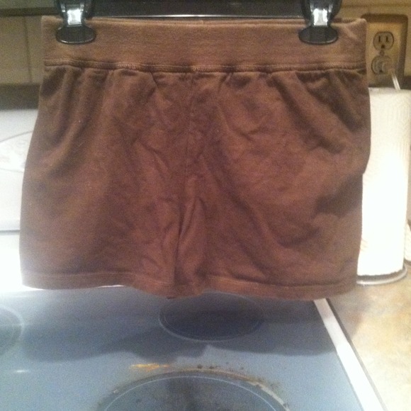 RESERVED! Brown sleeping shorts or workout shorts.