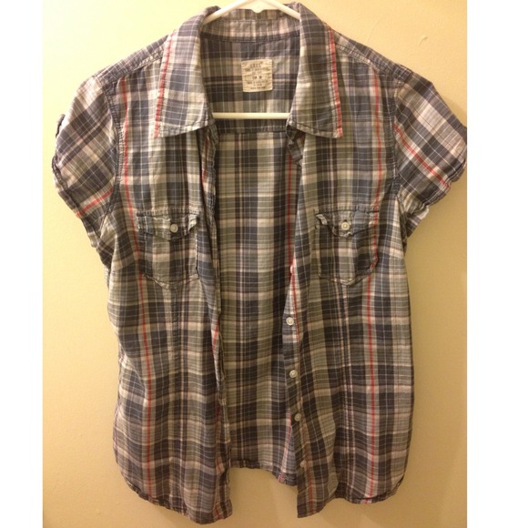 Plaid button up shirt