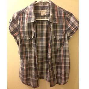 Plaid button up shirt