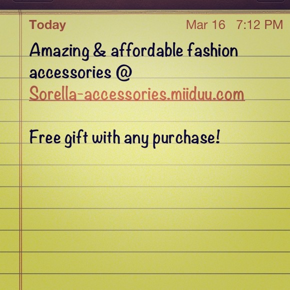Sorella Accessories!