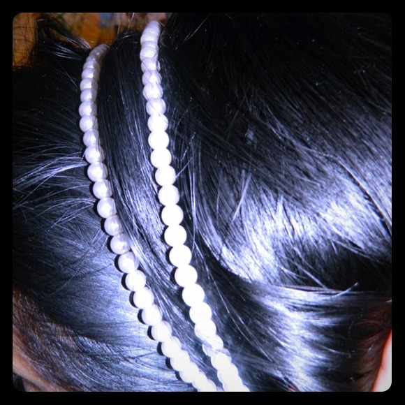 2-Strand Pearl Headband