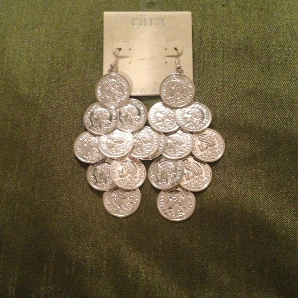 Greek coin earrings
