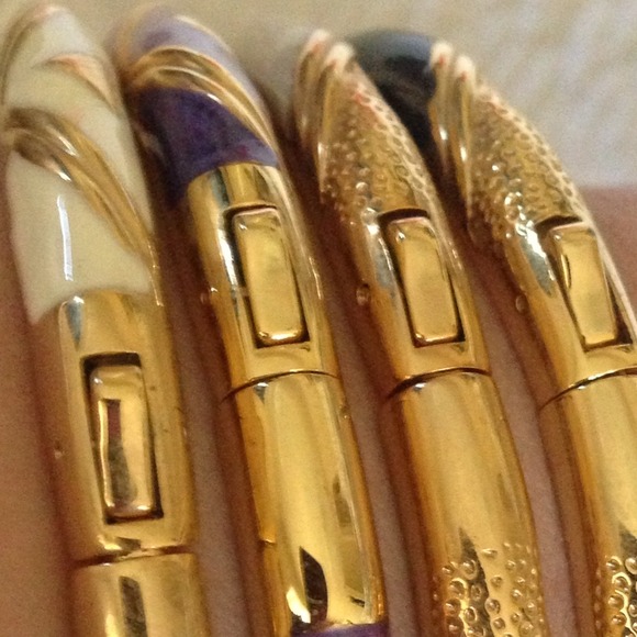 4 thin bangles - Picture 2 of 3
