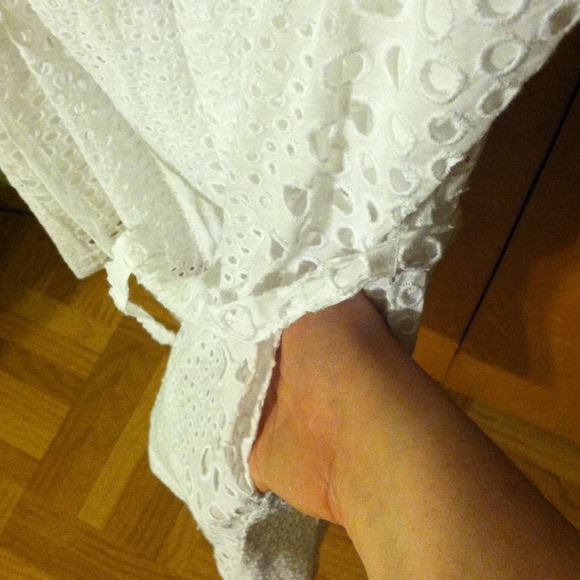 talbots white eyelet dress
