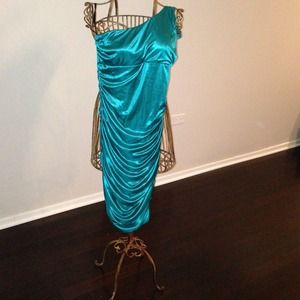 Emerald Green cocktail dress