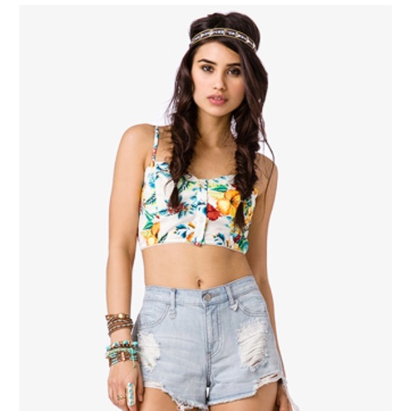Tropical bustier  NO TRADES!!!!!!!!!!!!