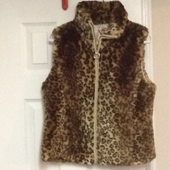 Animal print vest, Brand new!
