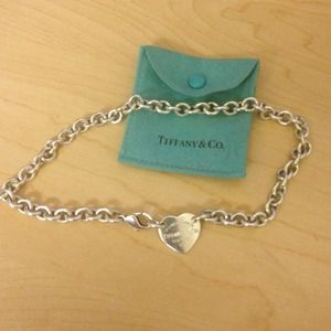 AUTHENTIC Return to Tiffany necklace heart pendant