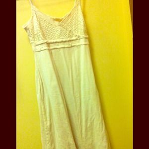 *Traded* Ivory cotton sundress
