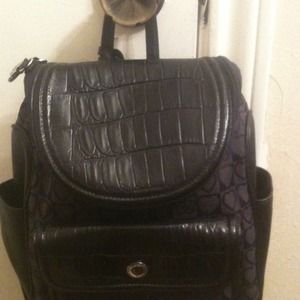 Black authentic Brighton backpack purse