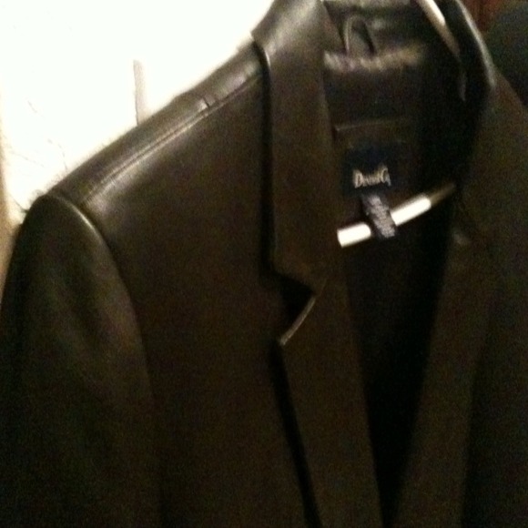 Soft leather jacket in Dark Brown. REDUCED!