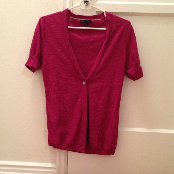 Sold -- Banana Republic fuschia cardigan