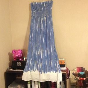 Tube top maxi dress