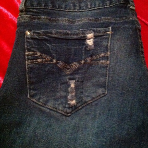 SOLD Red Rivet Jeans - Picture 3 of 4