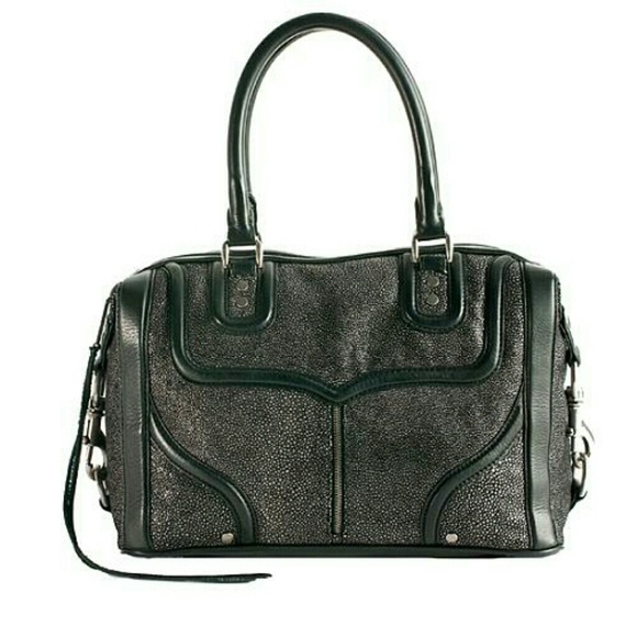 Rebecca Minkoff MAB Mini Bombe Ostrich Satchel