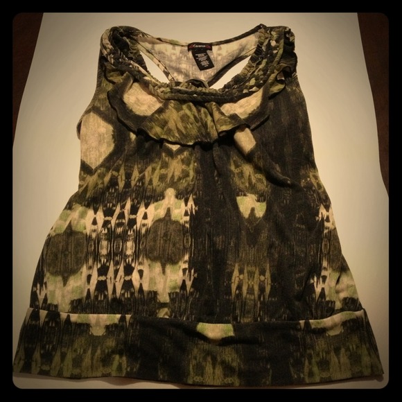 Green/camo shirt