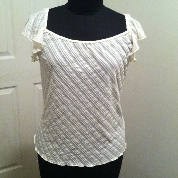Off white striped shirt