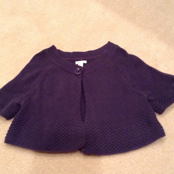 Girls Navy Swing Sweater