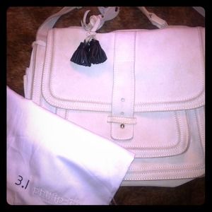 3.1 Phillip Lim cream suede purse- ON HOLD