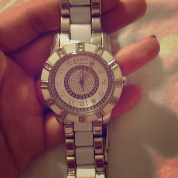 Kathy Van Zeeland watch -2 tone band