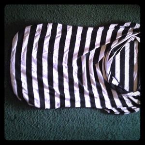 White stripped shirt