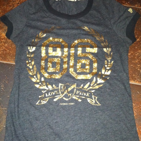 Victoria's Secret PINK Bling Glitter Shirt