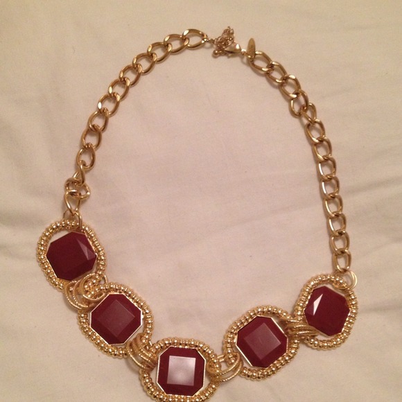 Fabulous red and gold necklace