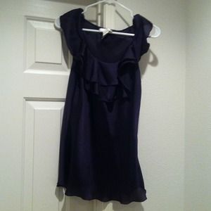 Purple blouse && soda shoes