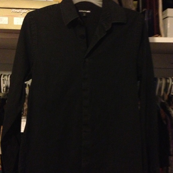 Black button up