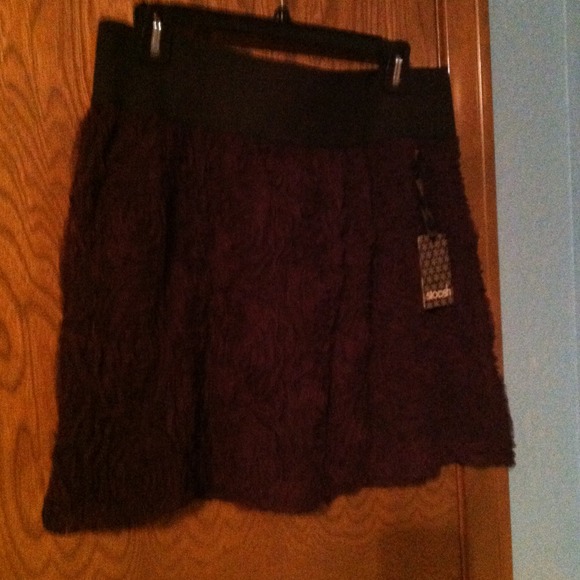 $34 off -Eggplant colored Stoosh elastic top skirt