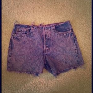 Vintage Levi high waisted shorts