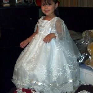 Baptism white dress