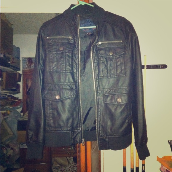 MENS Legendary Goods (PacSun brand) leather jacket