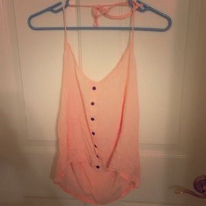 💥SOLD💥Brandy Melville pink halter top. One size.