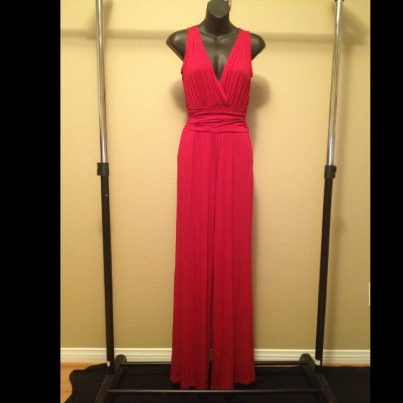 Red jump suit!