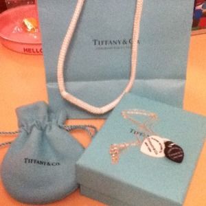 Authentic tiffany bone china necklace