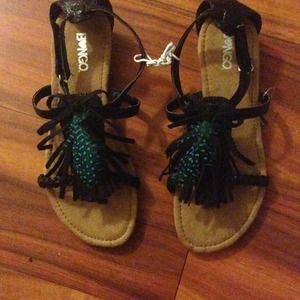 ❌Sold❌Feather sandals