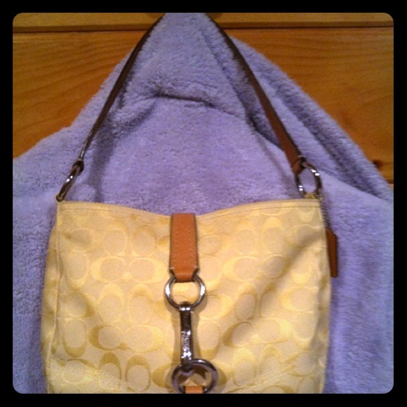 Yellow Spring Coach handbag