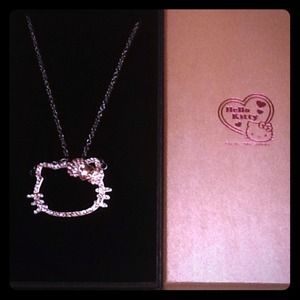 Hello Kitty Pink Bling Necklace