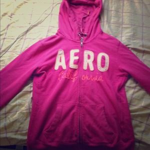 Aeropostale pink hoodie