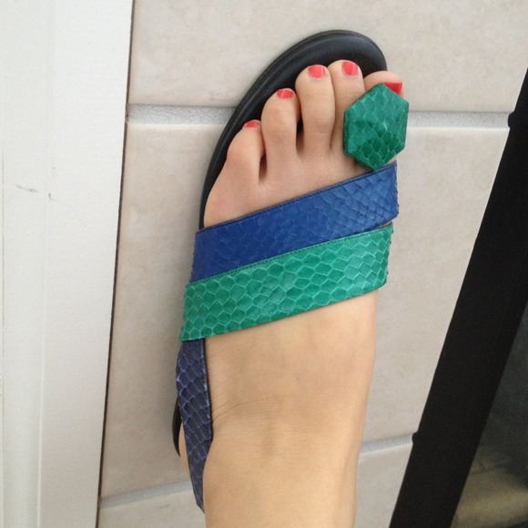 Massimo Scolaro Color Block Sandals - Picture 2 of 4