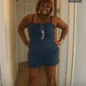 Navy blue romper ❌❌reserved❌❌