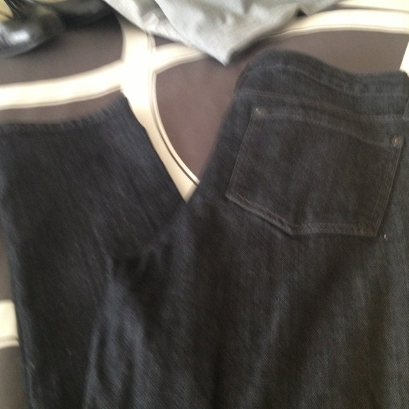 Dark denim jean leggings