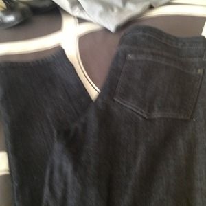 Dark denim jean leggings