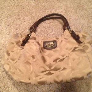 Coach purse and matching wallet