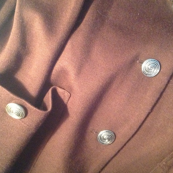 Petite Chocolate Brown Jacket and Skirt - Picture 3 of 4