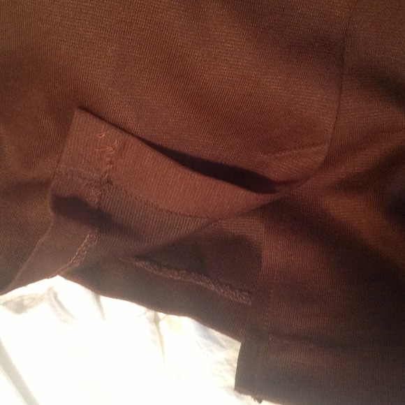 Petite Chocolate Brown Jacket and Skirt - Picture 4 of 4